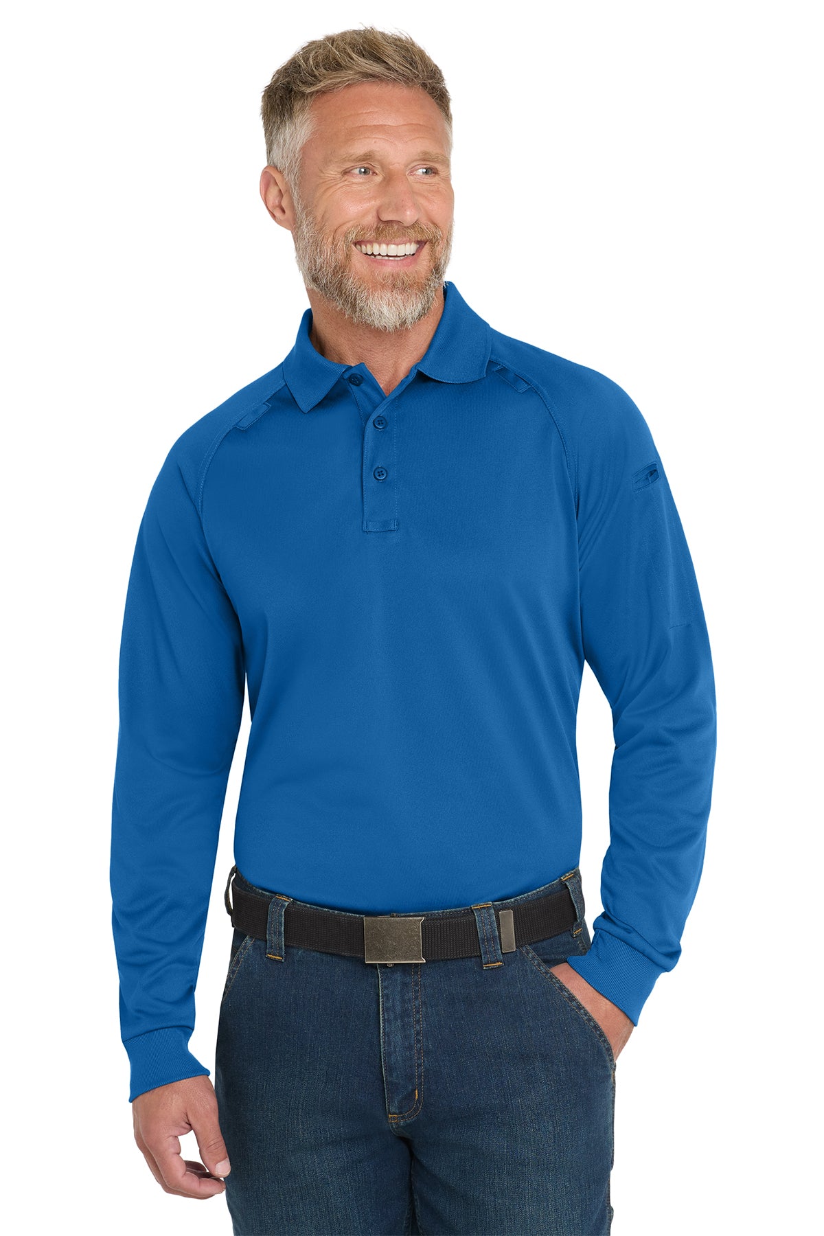 CS410LS L/S TACTICAL POLO ROYAL BLUE