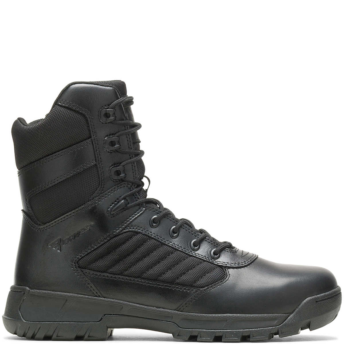E03180 BATES MENS ULTRALIGHT 8" SIDE ZIP BOOT BLACK