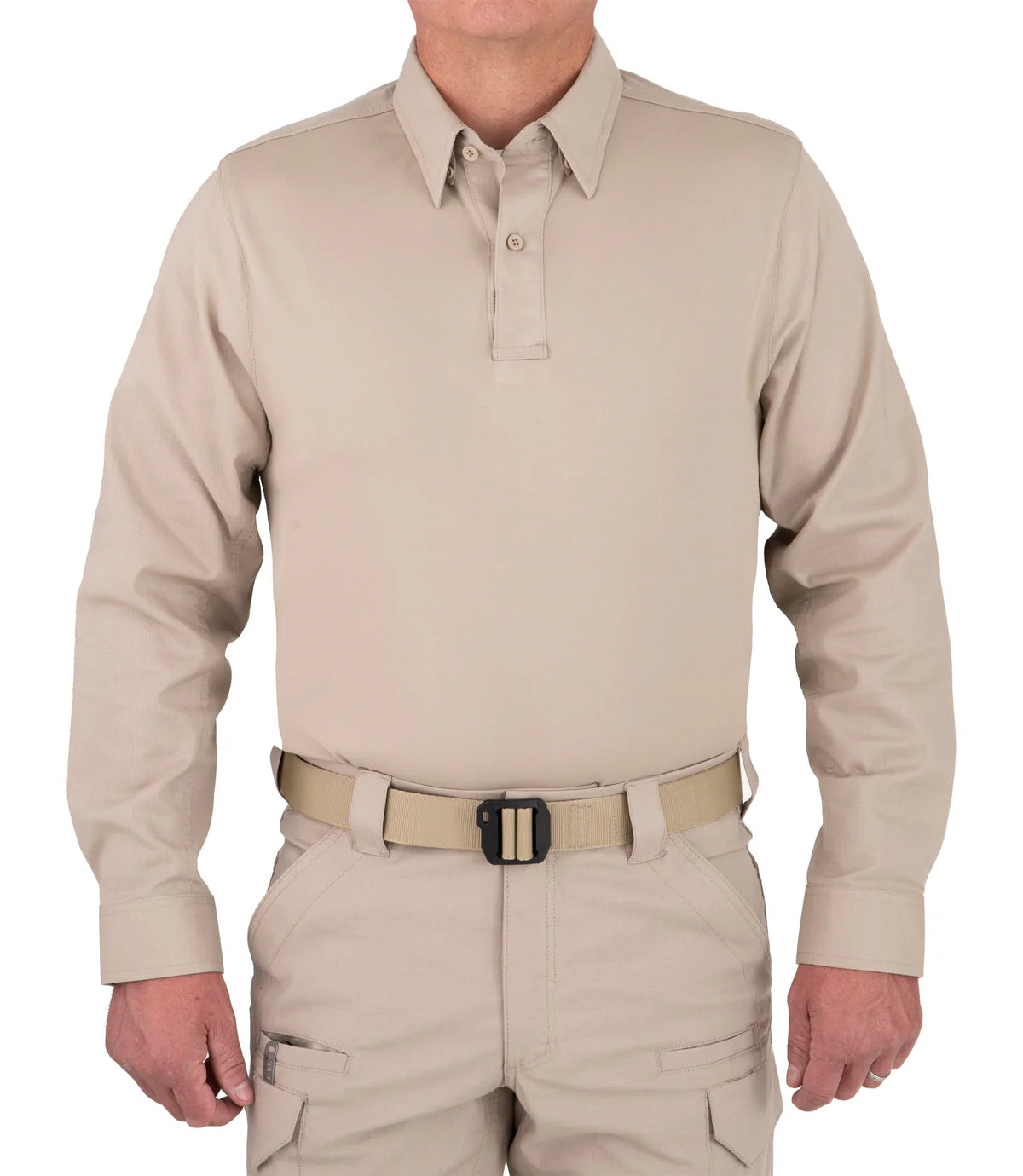 111015 MENS V2 PRO PERFORMANCE L/S SHIRT KHAKI