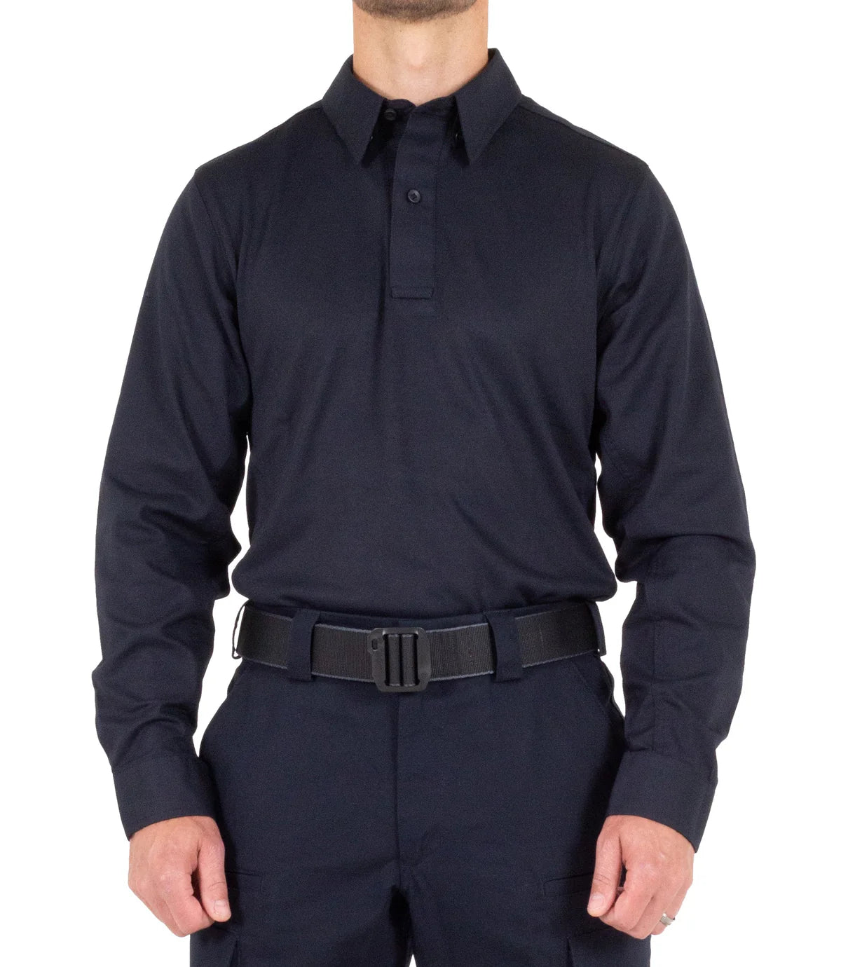111015 MENS V2 PRO PERFORMANCE L/S SHIRT MIDNIGHT NAVY
