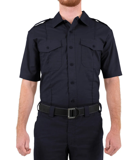 112001 MENS V2 PRO DUTY S/S SHIRT NAVY