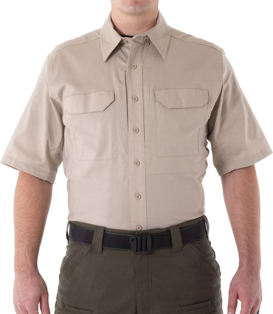 112007 MENS V2 S/S TACTICAL SHIRT KHAKI