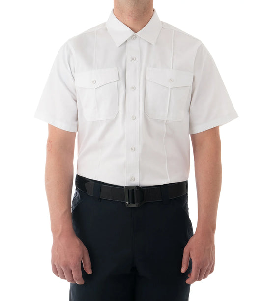 112008 MEN'S STATION S/S SHIRT WHITE