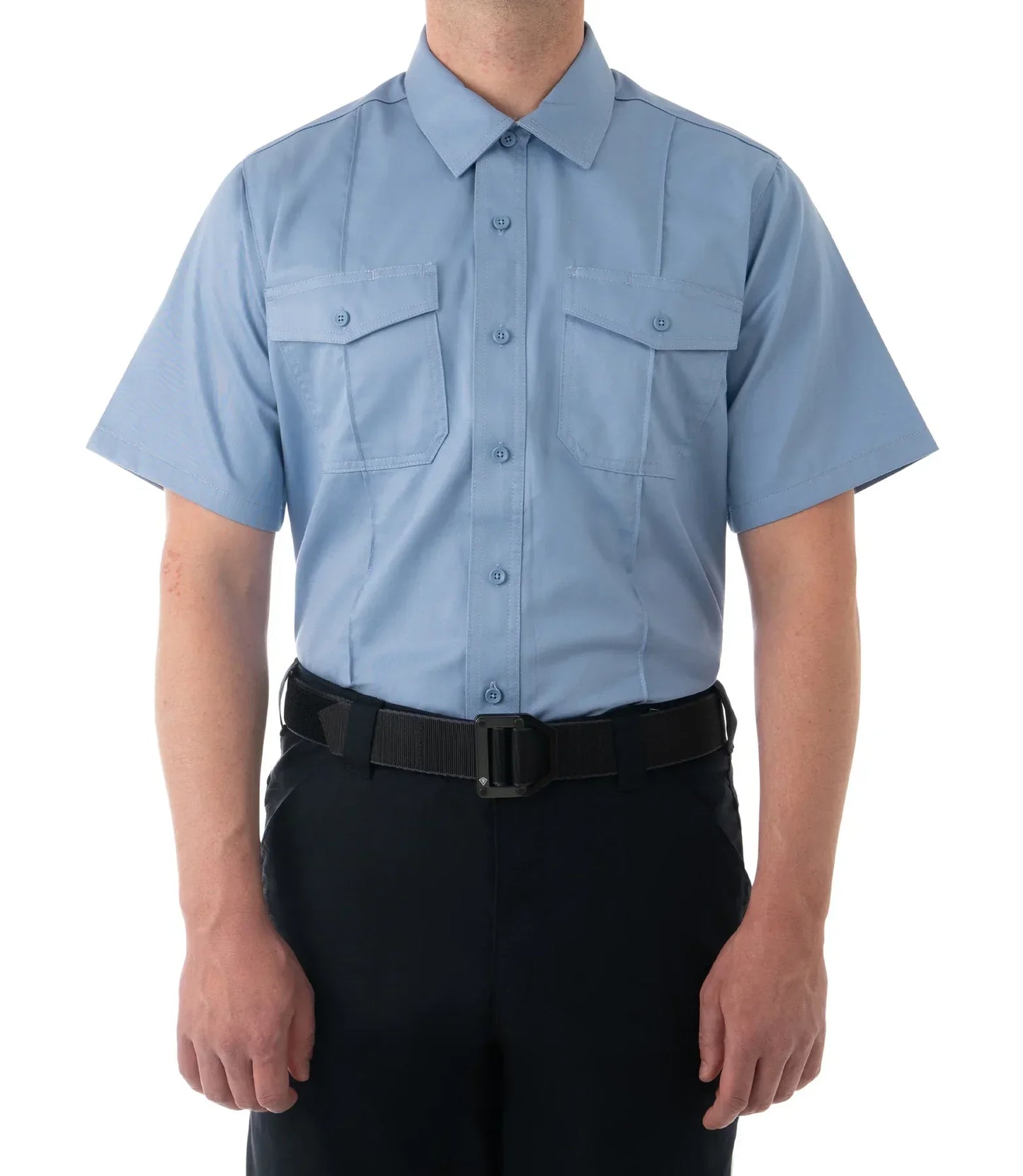 112008 MENS STATION S/S SHIRT MEDIUM BLUE