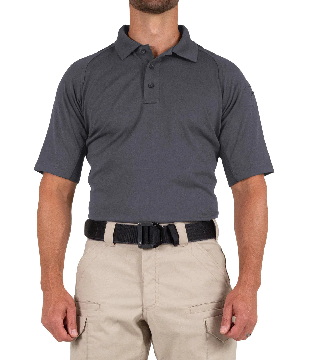 112509 MENS PERFORMANCE S/S POLO ASPHALT