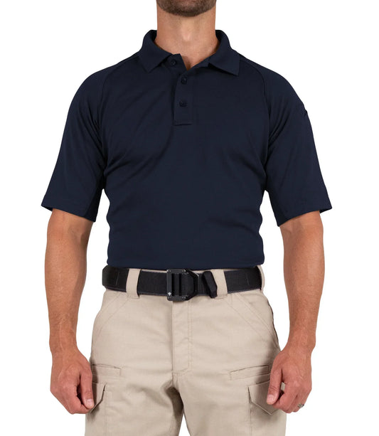 112509 MENS PERFORMANCE S/S POLO NAVY