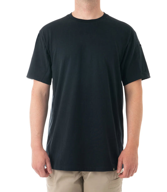112511 MENS TACTIX COTTON T-SHIRT W/ PEN POCKET MIDNIGHT NAVY