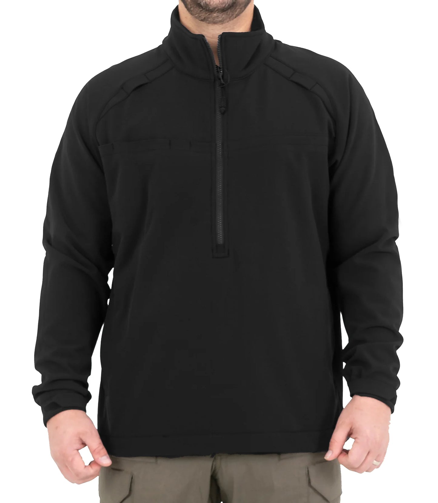 118508 MENS TACTIX SOFTSHELL PULLOVER BLACK