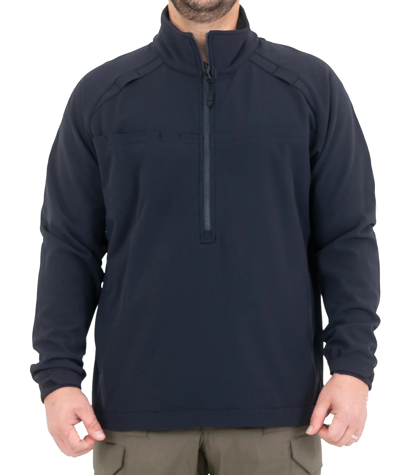 118508 MENS TACTIX SOFTSHELL PULLOVER MIDNIGHT NAVY