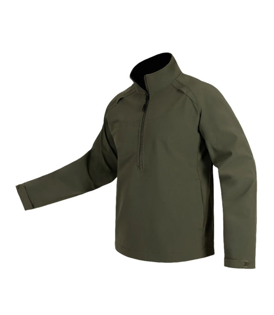 118508 MENS TACTIX SOFTSHELL PULLOVER OD GREEN