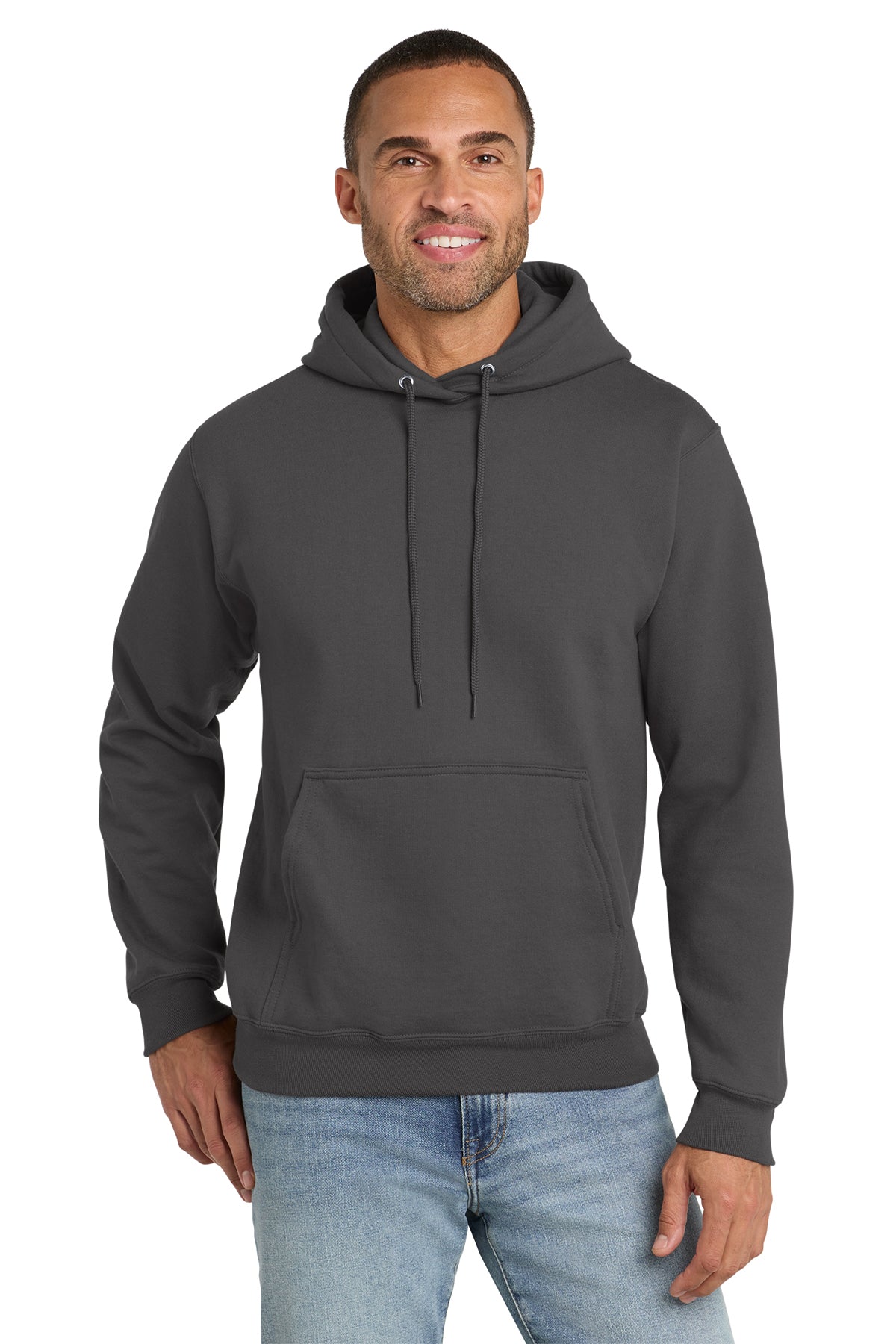 PC90H HOODED FLEECE SWEATSHRT CHARCOAL