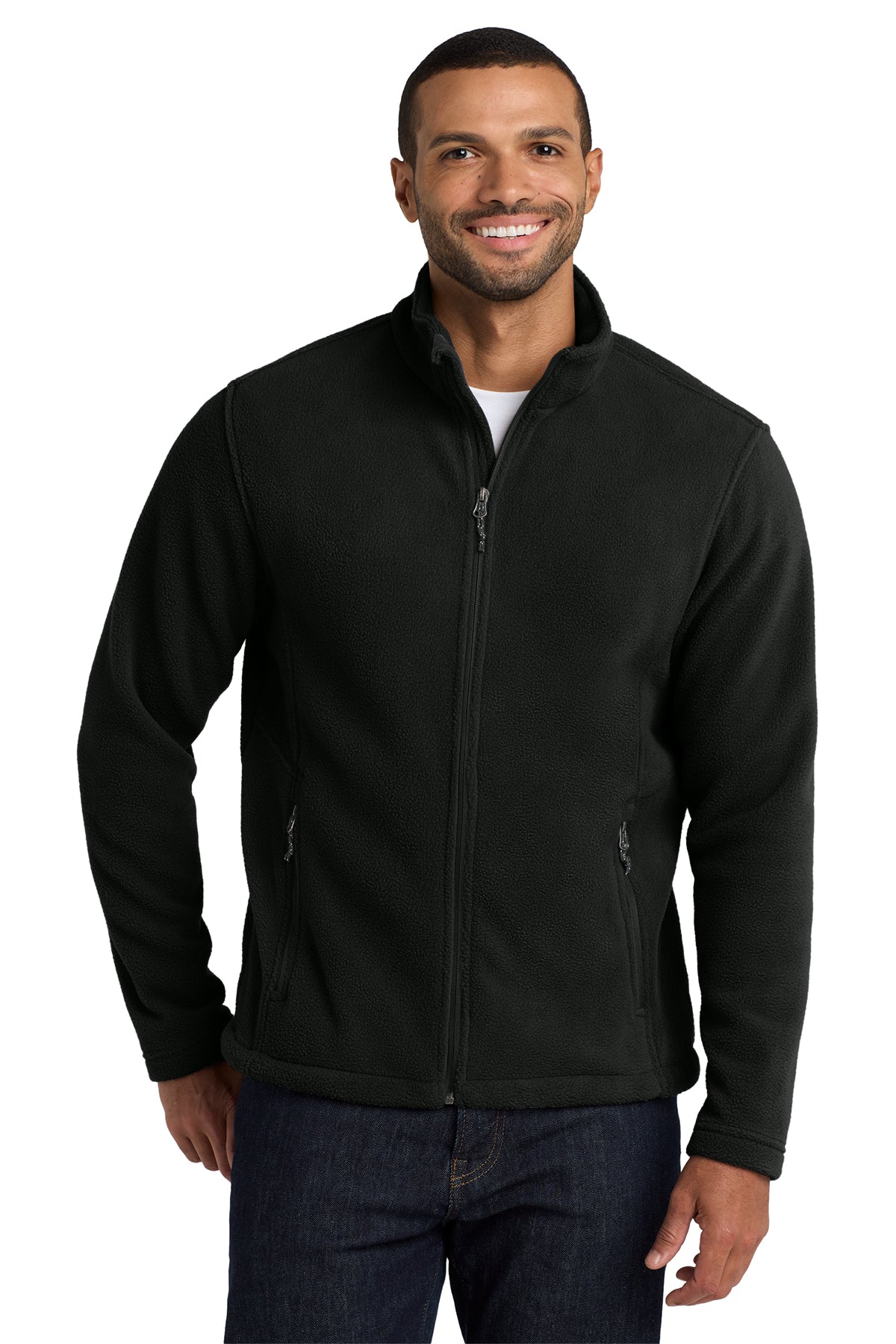 F217 FLEECE JACKET BLACK