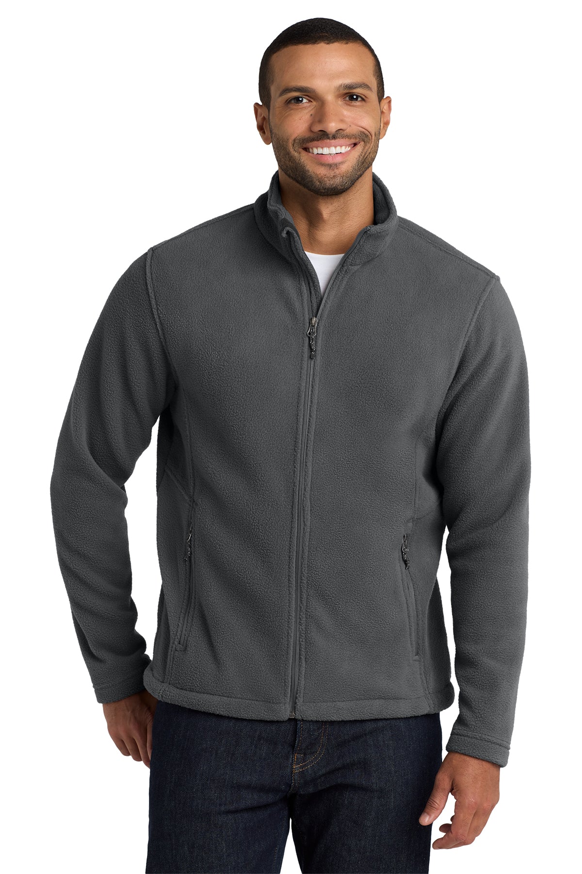 F217 FLEECE JACKET IRON GREY