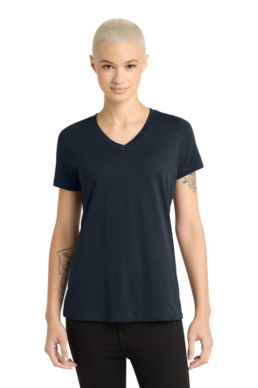 DM1170L DISTRICT WOMENS V-NECK T-SHIRT NEW NAVY