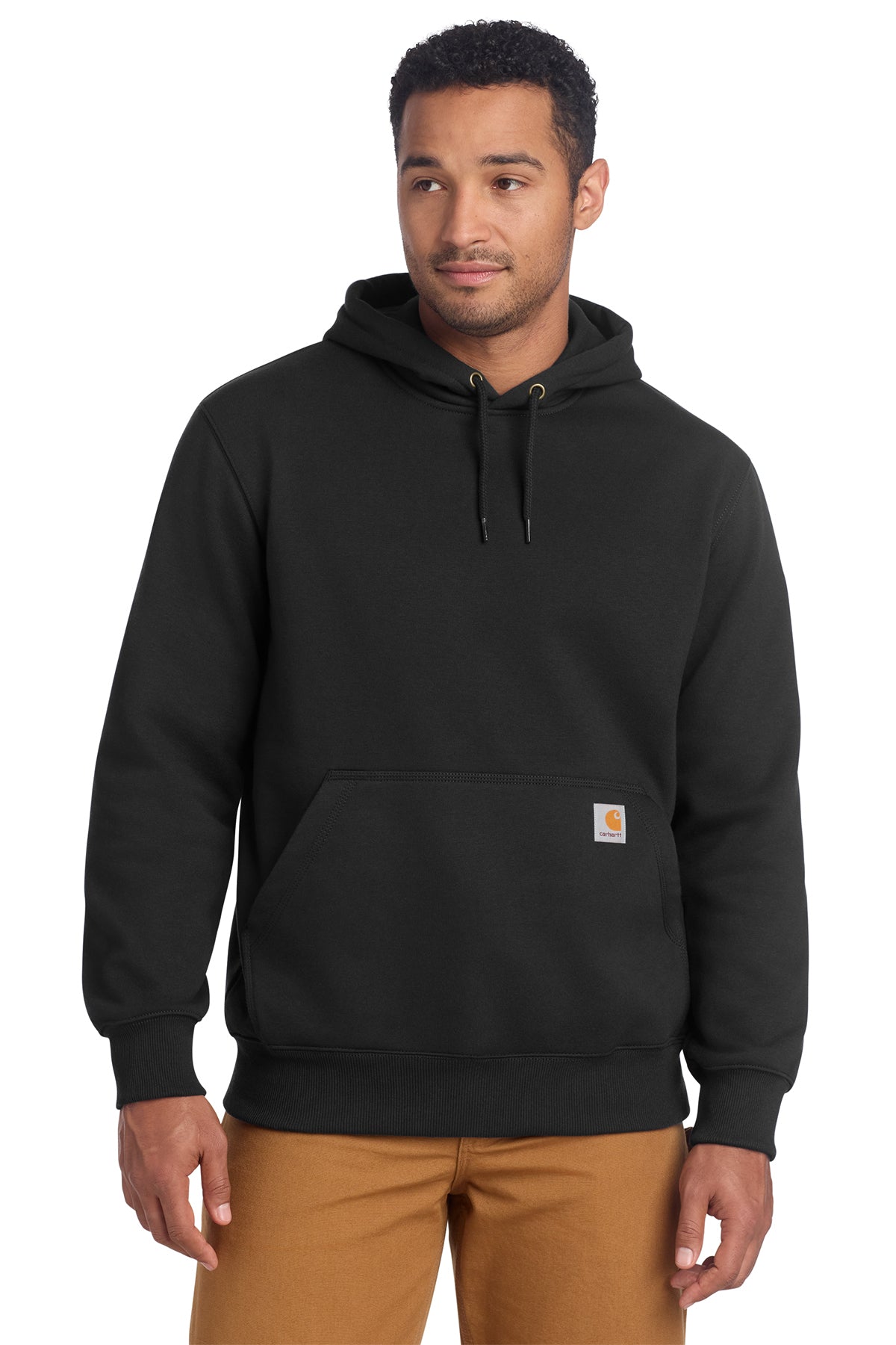 CT100615 CARHARTT RAIN DEFENDER HEAVYWEIGHT HOODIE BLACK