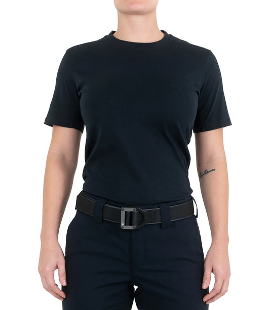 122501 WOMENS TACTIX COTTON S/S T-SHIRT NAVY