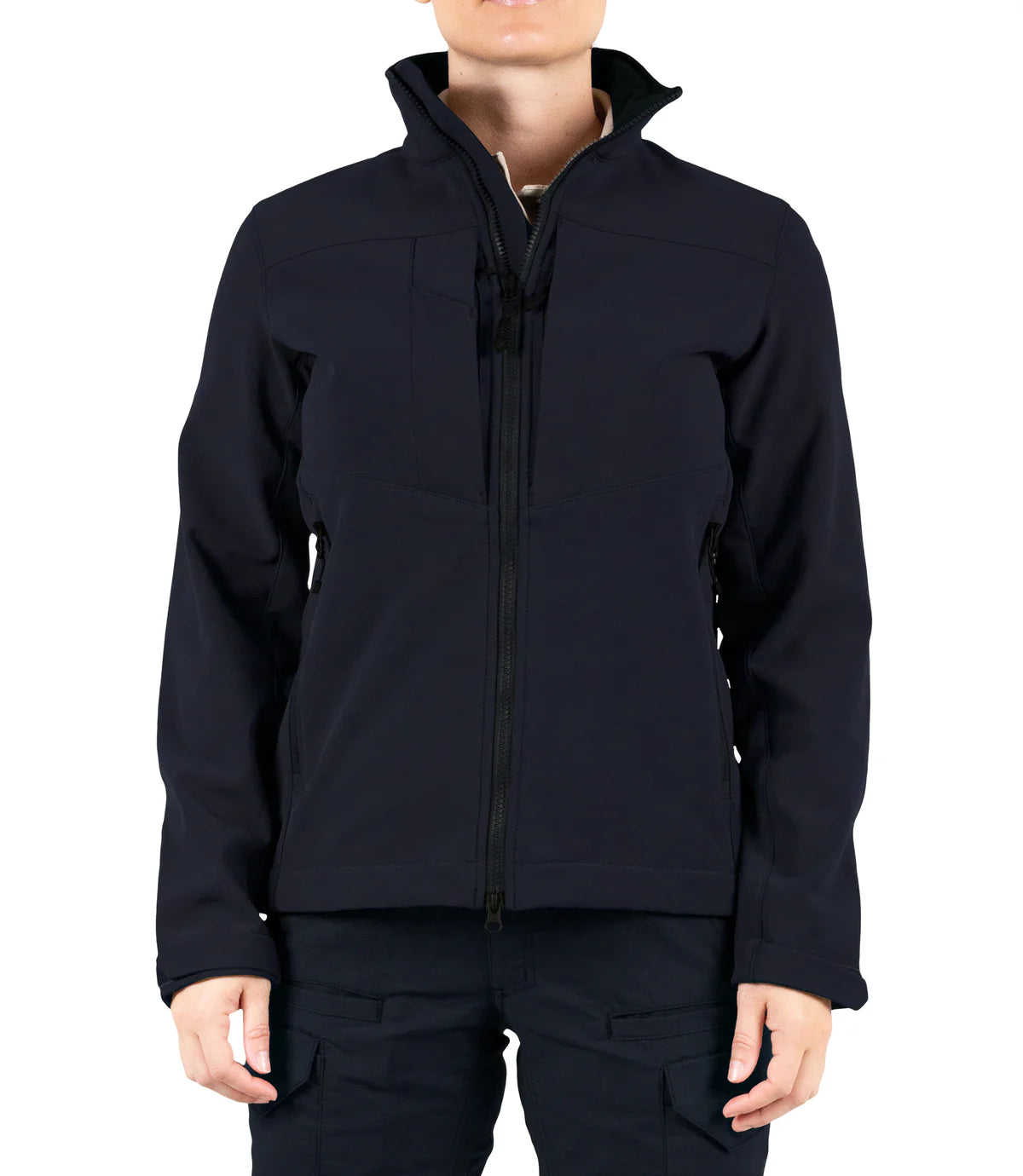 128501 WOMENS SOFTSHELL PARKA MIDNIGHT NAVY