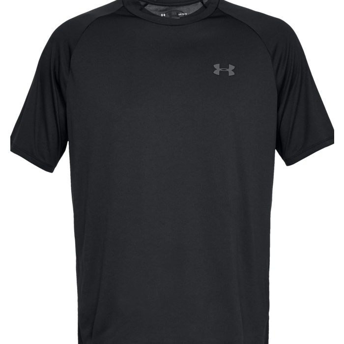 UA TACTICAL TECH 2.0 SS T-SHIRT BLACK