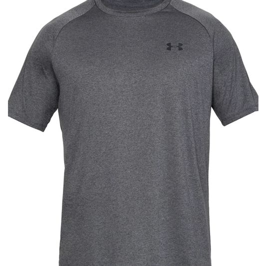 UA TACTICAL TECH 2.0 SS T-SHIRT CARBON HEATHER