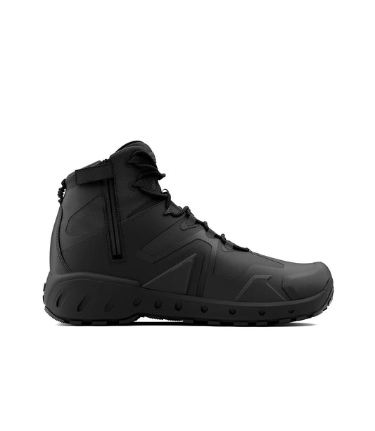 165929 MENS 5" AERO-TAC H2O SIDE ZIP MID BOOT BLACK
