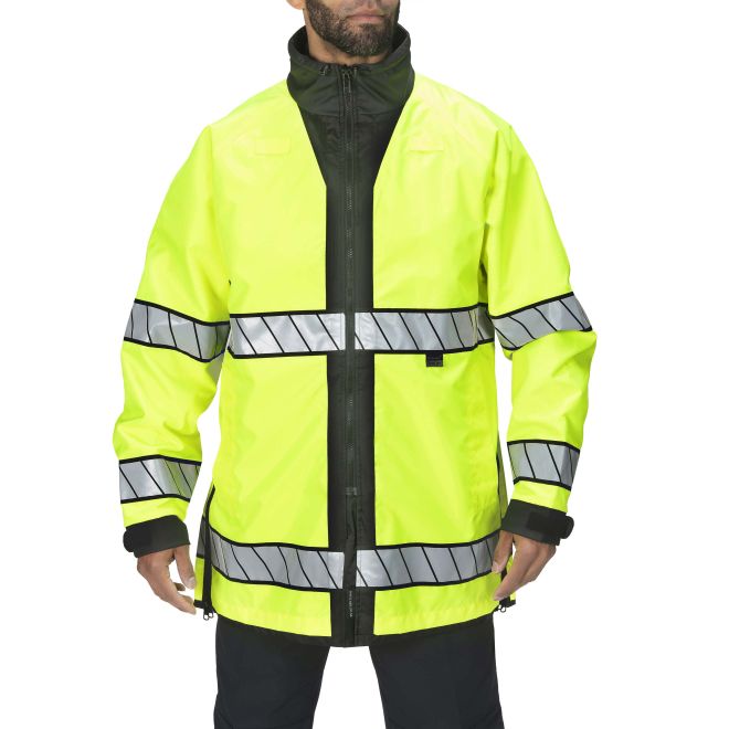 236 B.DRY REVERSIBLE RAIN JACKET HI-VIS