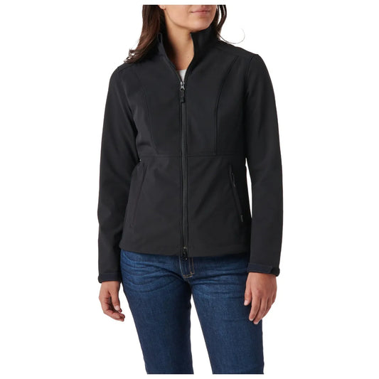 38084 LEONE SOFTSHELL JACKET BLACK