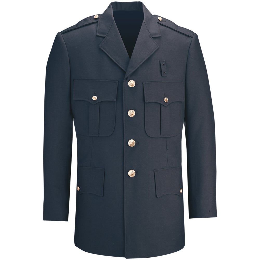 38800 MENS POLY SINGLE BREASTED DRESS COAT BLACK