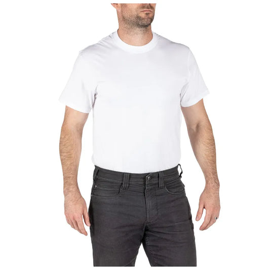 40016 UTILI-T CREW 3PK S/S T WHITE