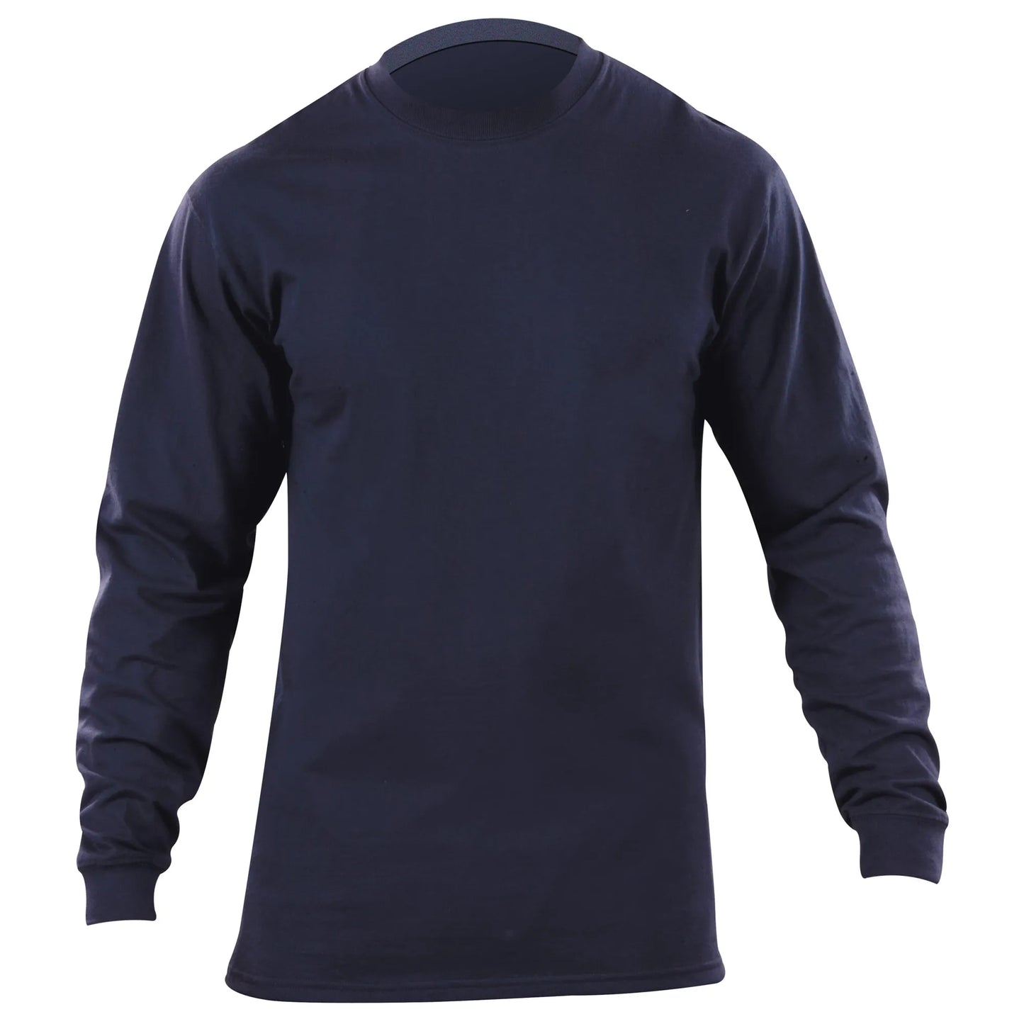 40052 STATION WEAR LS T-SHIRT-FIRE NAVY