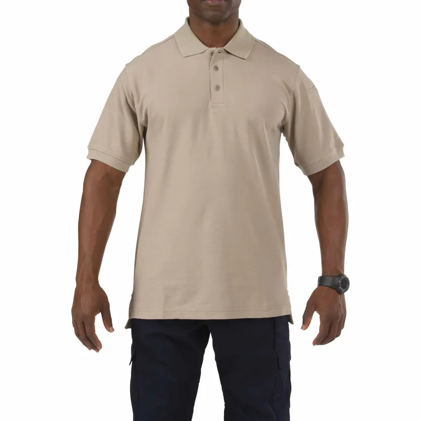 41180 UTILITY S/S POLO SILVER TAN