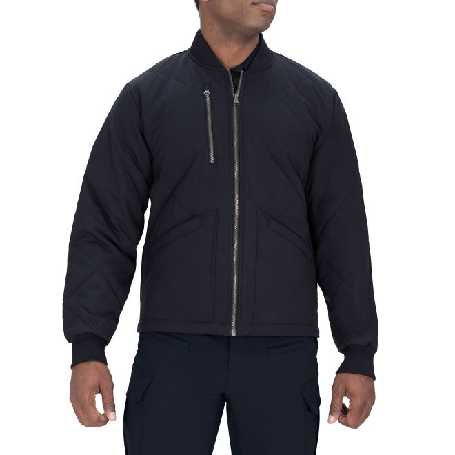 4695 QUILTED BOMBER JACKET NAVY