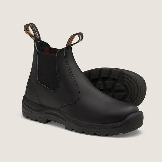 491 BLUNDSTONE SLIP-ON BOOTS BLACK