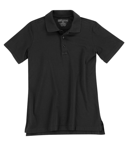61164 WOMENS TACTICAL S/S POLO BLACK