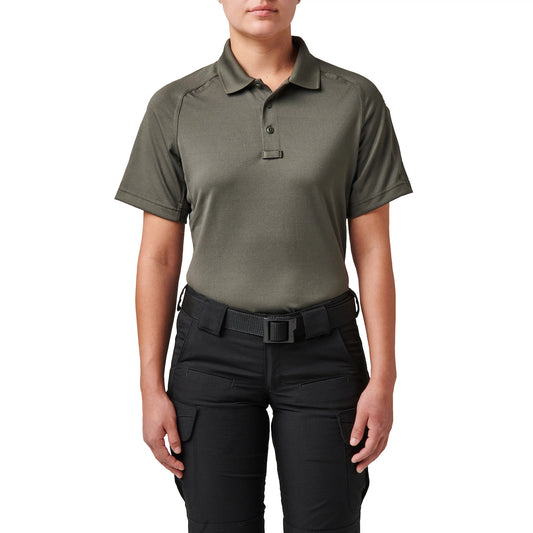 61165 WOMEN PERFORMANCE S/S POLO TDU GREEN