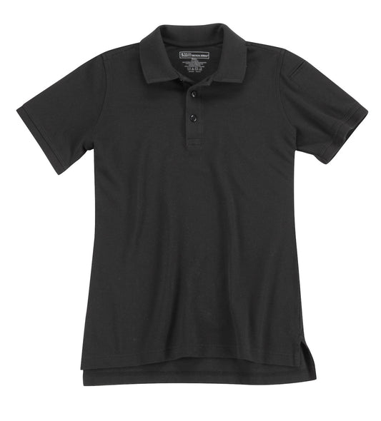 61166 WOMEN PROFESSIONAL S/S POLO BLACK
