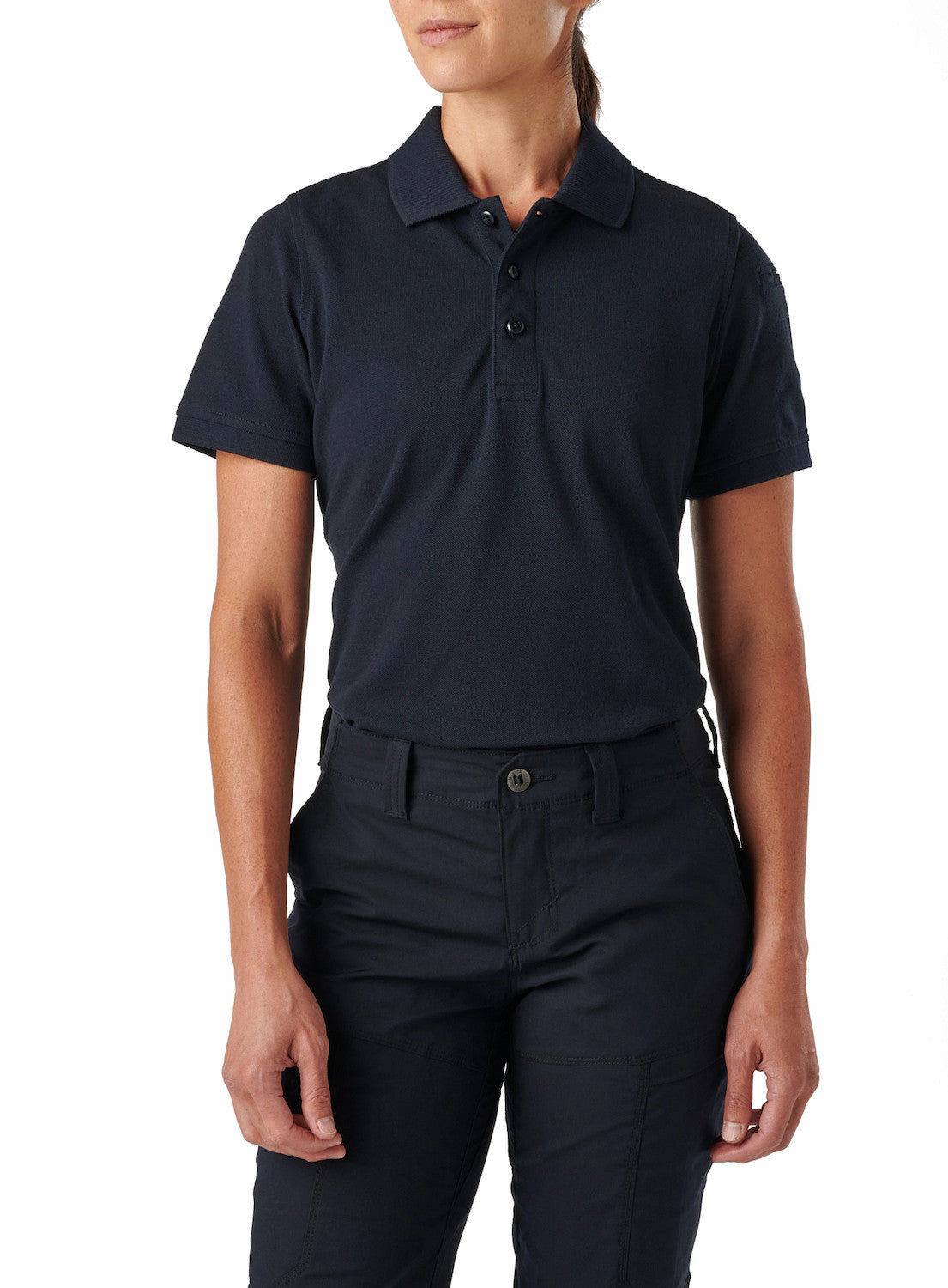 61166 WOMEN PROFESSIONAL S/S POLO DARK NAVY