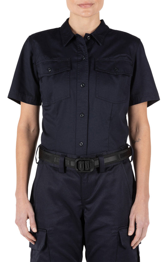 61321 WOMENS COMPANY S/S SHIRT FIRE NAVY