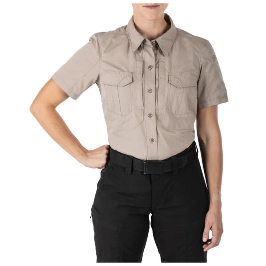 61325 WOMENS STRYKE S/S SHIRT KHAKI