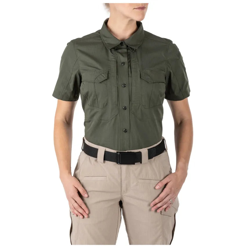 61325 WOMENS STRYKE S/S SHIRT TDU GREEN