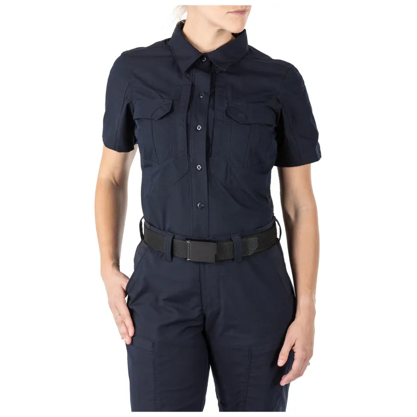 61325 WOMENS STRYKE S/S SHIRT NAVY