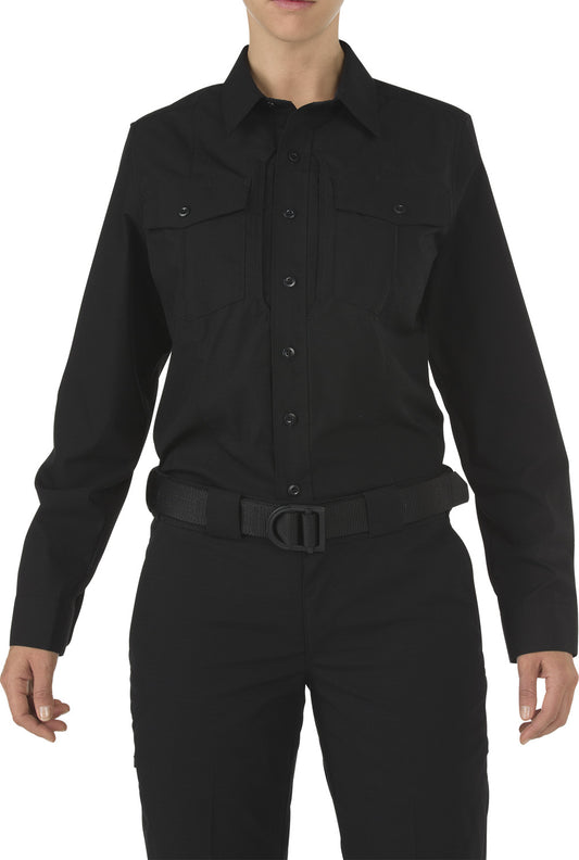 62010 WOMENS STRYKE PDU CLASS B L/S SHIRT BLACK