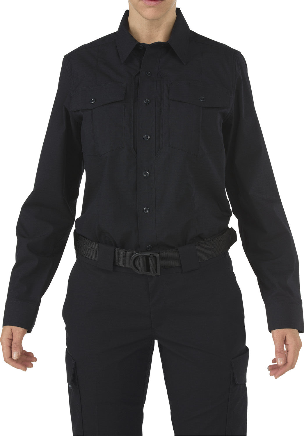 62010 WOMENS STRYKE PDU CLASS B L/S SHIRT NAVY