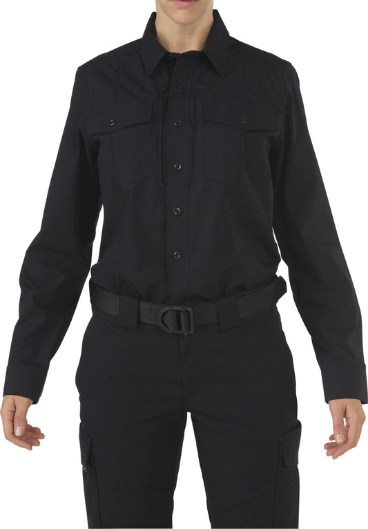 62010 WOMENS STRYKE PDU CLASS B L/S SHIRT NAVY