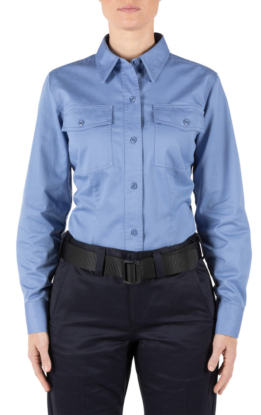 62399 WOMENS COMPANY L/S SHIRT MEDIUM BLUE