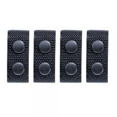 7406 4 PACK BELT KEEPERS-BLACK NYLON