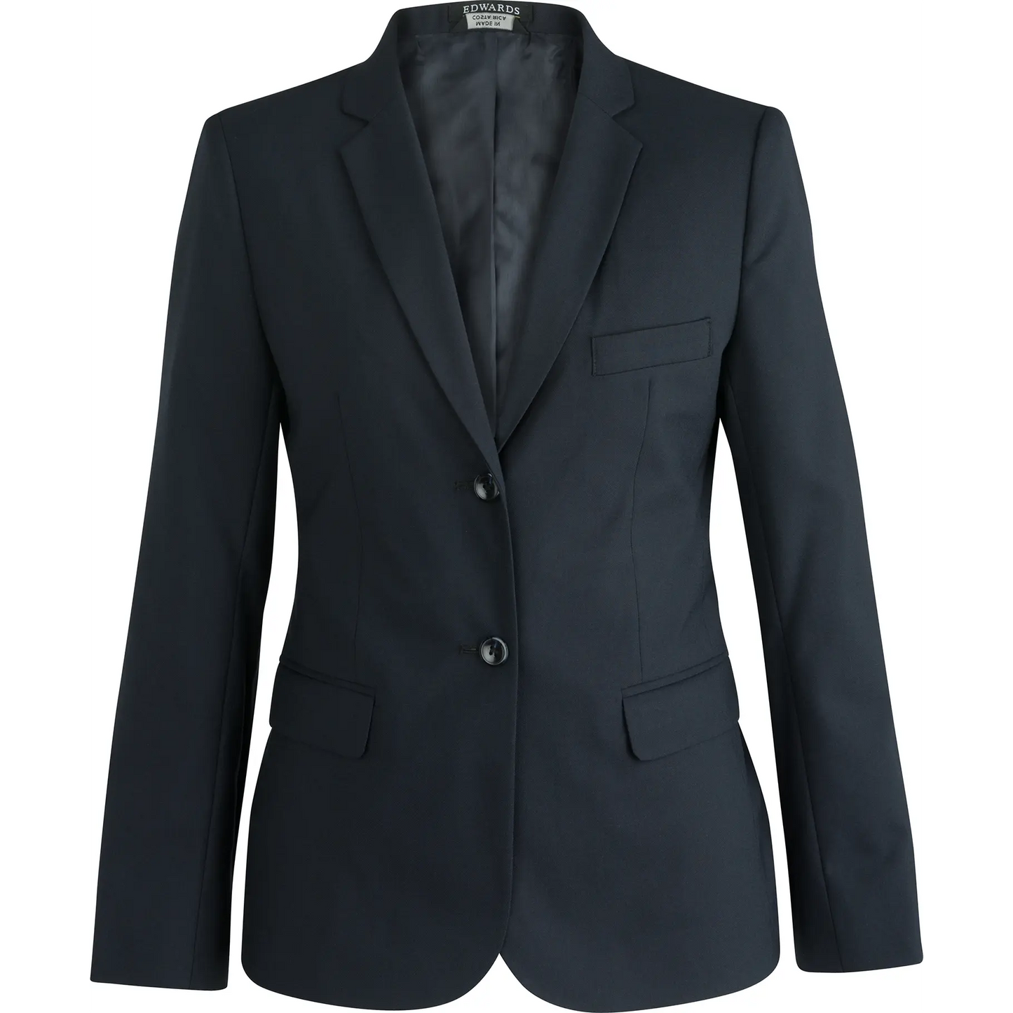 6633 EDWARDS WOMENS SUIT COAT NAVY