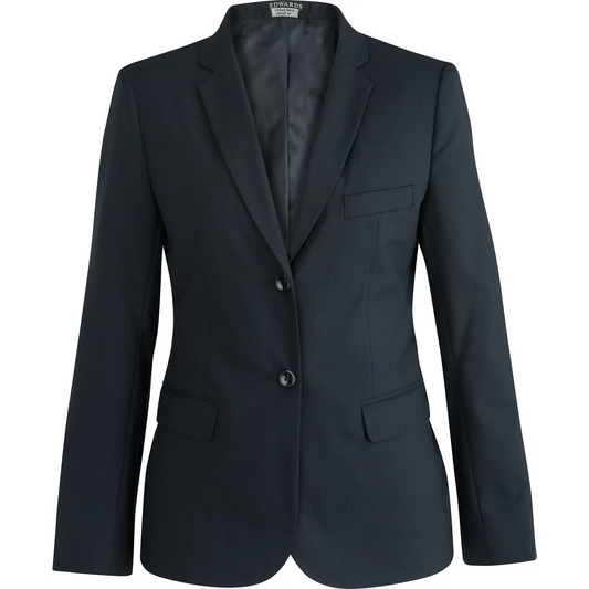 6633 EDWARDS WOMENS SUIT COAT NAVY