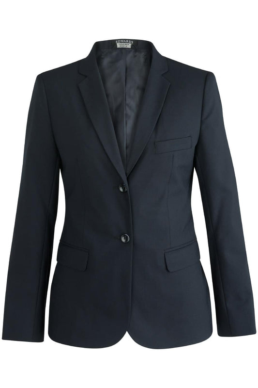 6633 EDWARDS WOMENS SUIT COAT BLACK