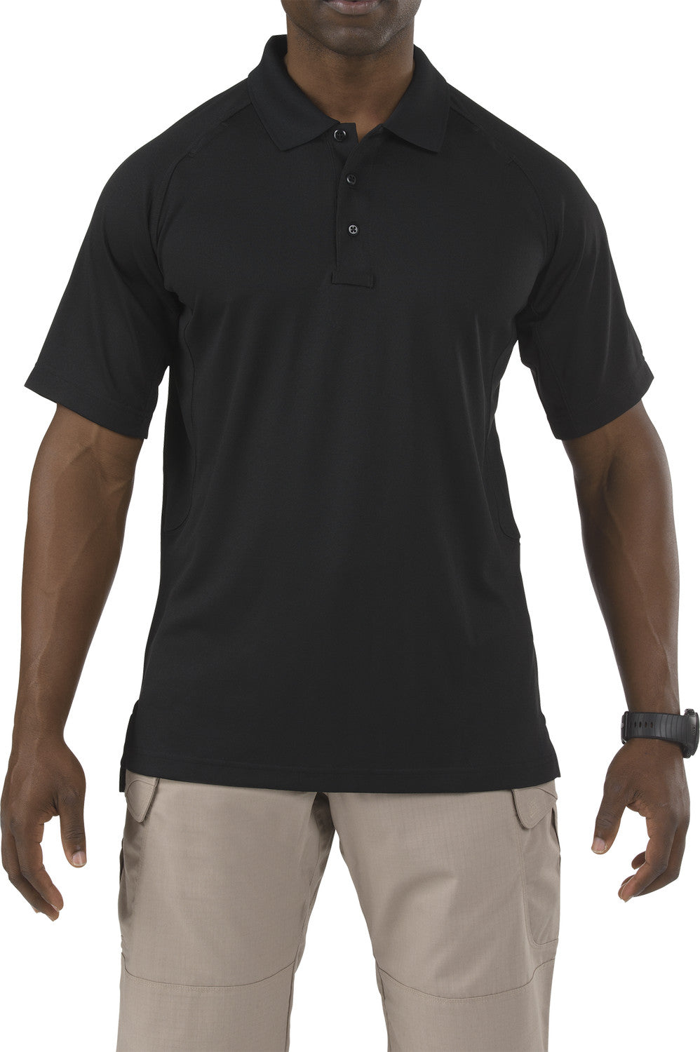 71049 PERFORMANCE S/S POLO BLACK