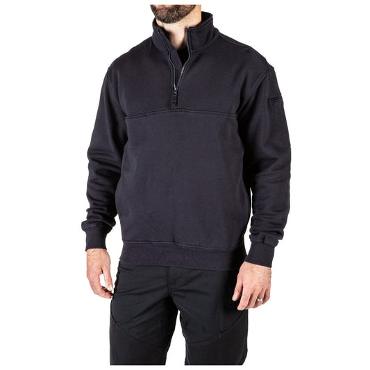 72534 JOB SHIRT 1/4 ZIP FIRE NAVY